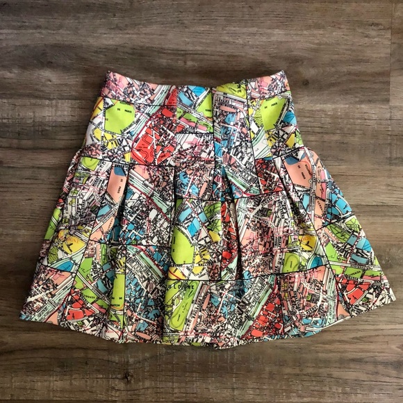 Anthropologie Dresses & Skirts - Anthro Maeve Map Skater Skirt